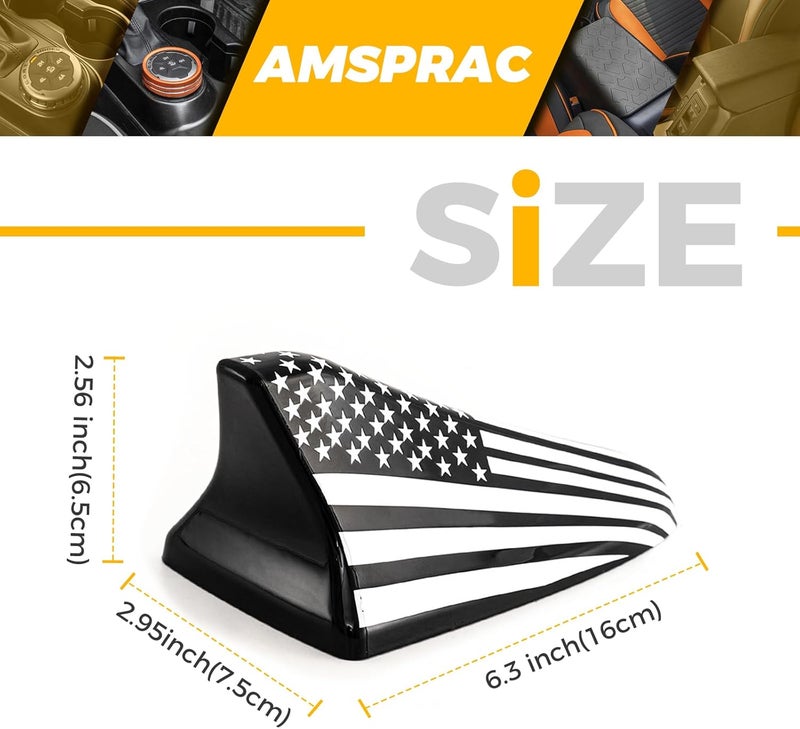 AMSPRAC Shark Fin Antenna Cover,Antenna Base fit for Kia Optima 2014-2020,Hyundai Sonata 2015-2019,Genesis Sedan G80 2015-2017,Genesis Coupe 2013-2015,Hyundai Elantra Sedan 2011-2016,Black Base - Image 4